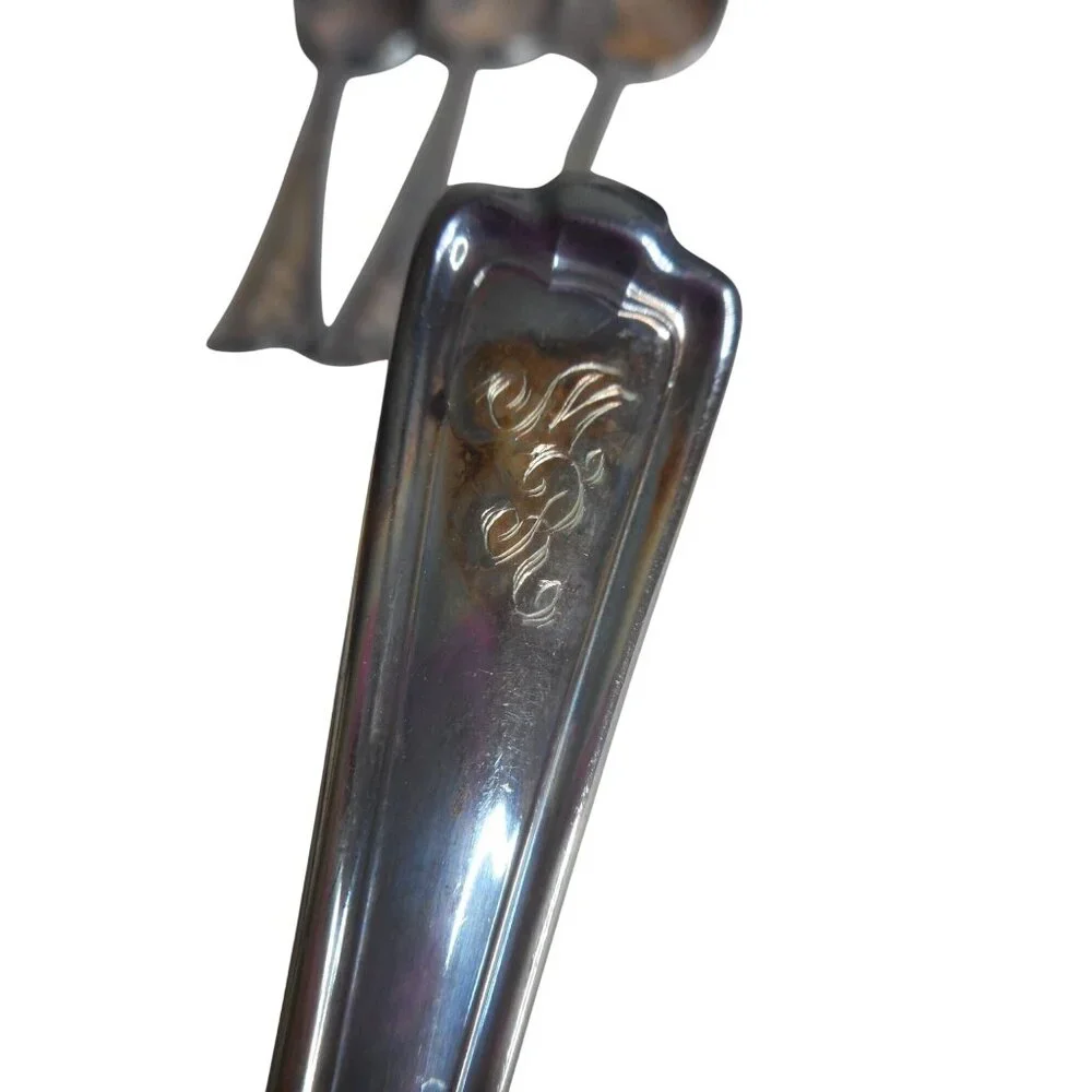 6 c1919 1847 Rogers Bros XS Triple Cromwell Pattern Knives Silver Plate